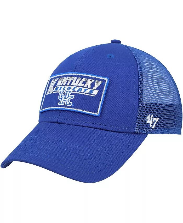 

Регулируемая шапка Royal Kentucky Wildcats Levee Trucker для больших мальчиков и девочек '47 Brand, синий