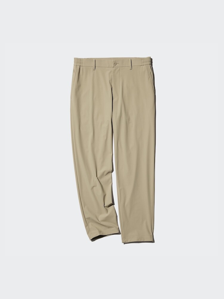 Брюки ультра-эластичные Uniqlo, цвет 57 зеленый — фото 4