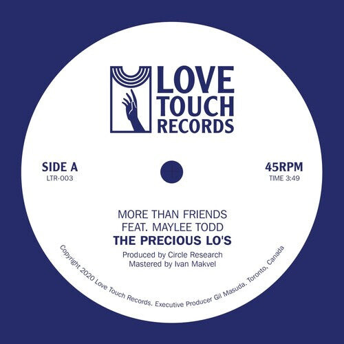 

Сингл 7" Precious Lo's: More Than Friends feat. Maylee Todd