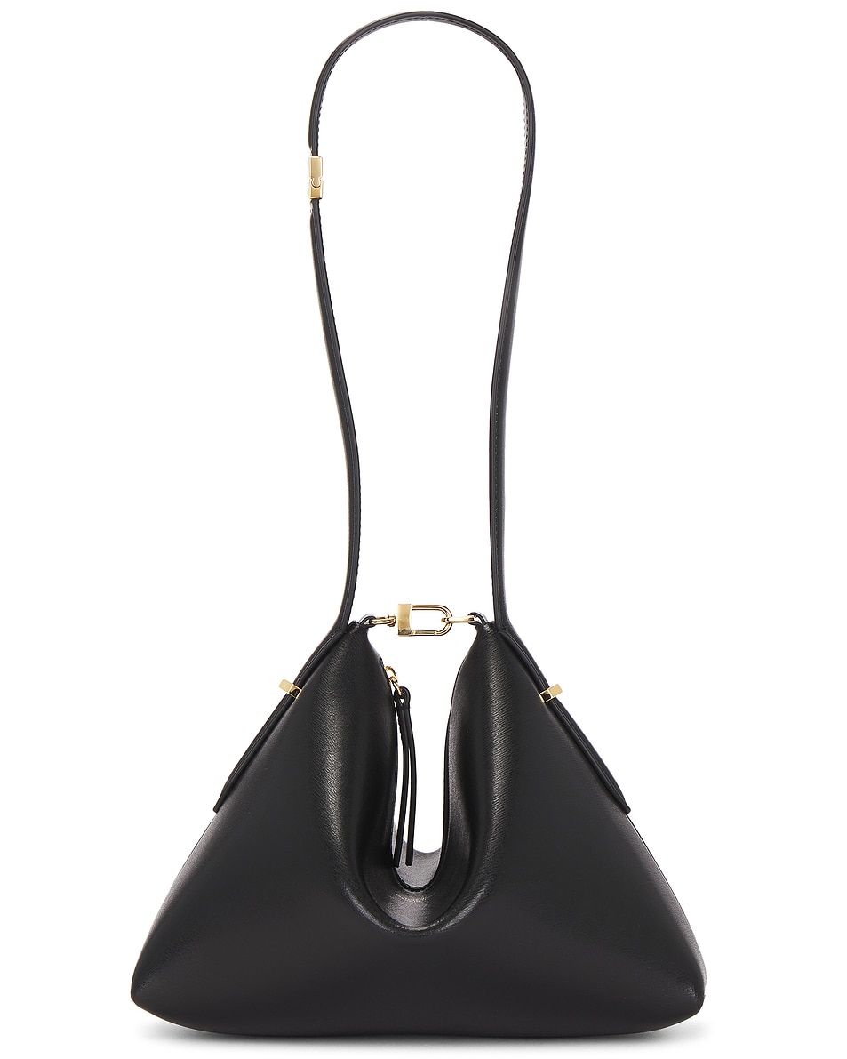 

Кожаная сумка-браслет Scoop Toteme, Black