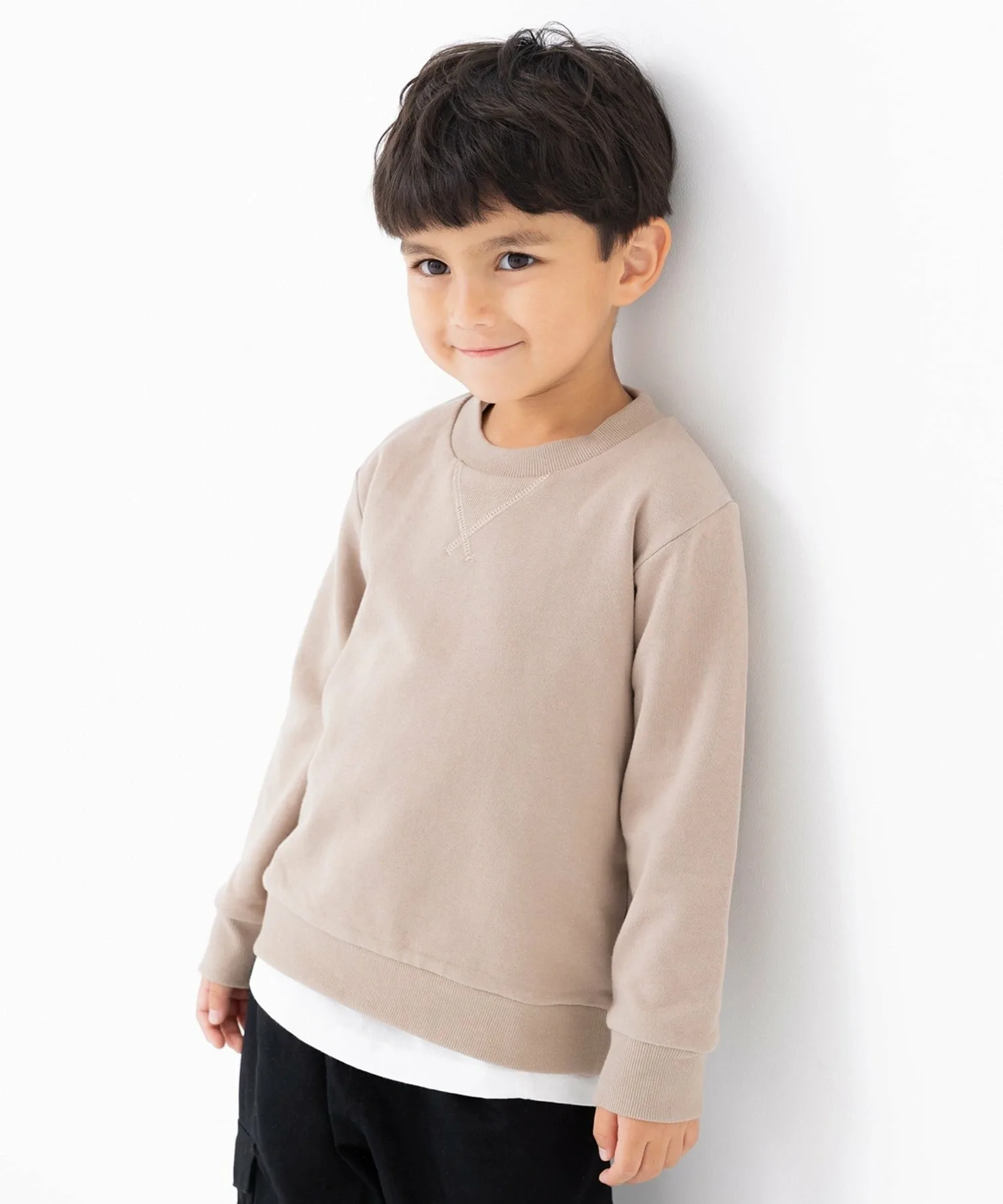 Толстовка из однотонного флиса, 100% хлопок. Chil2, beige
