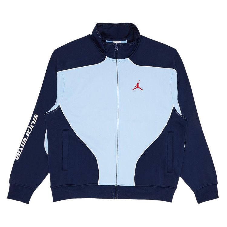

Спортивная куртка Supreme x Jordan Tricot Track Jacket, Light Blue