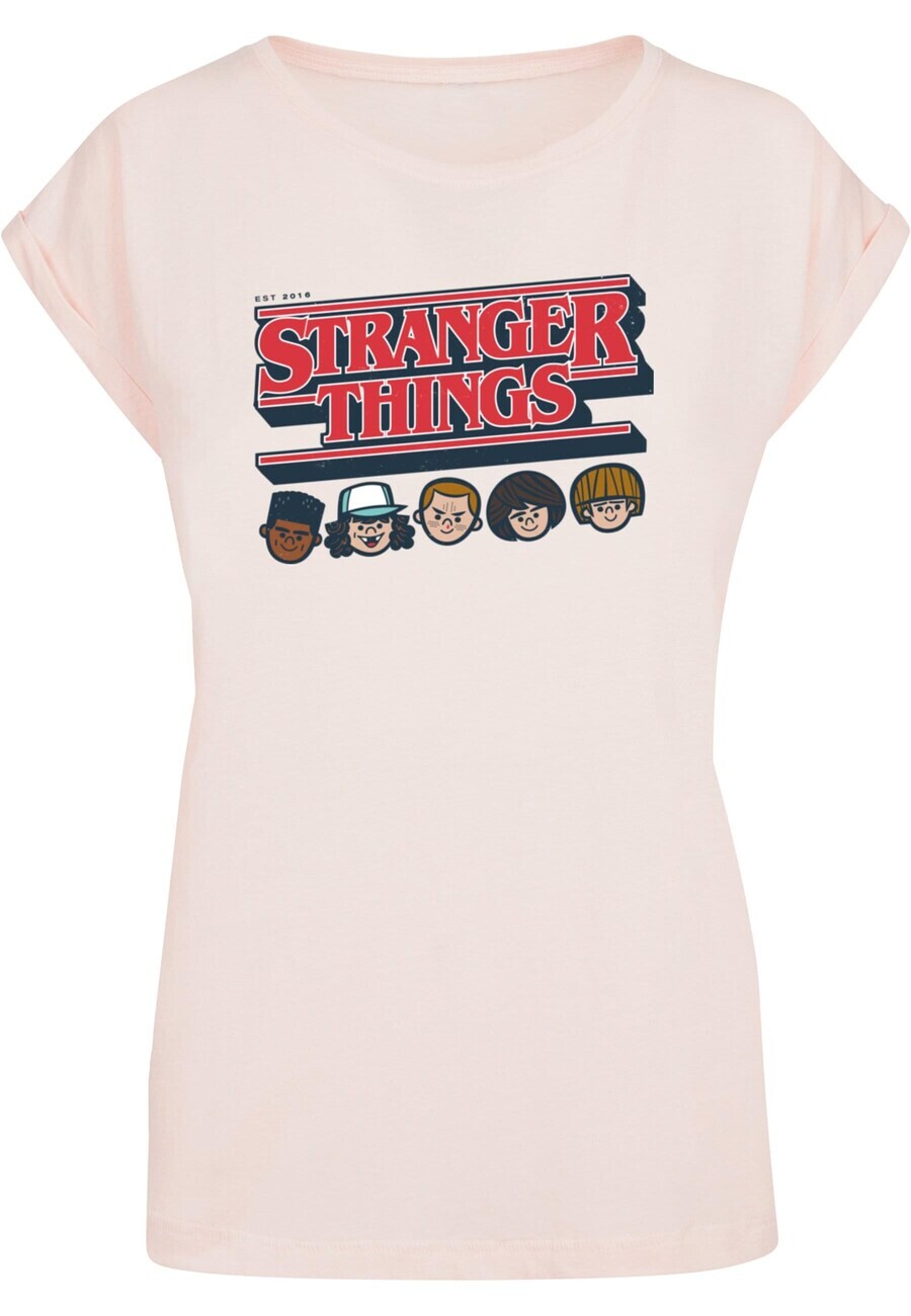 

Футболка ABSOLUTE CULT Shirt Stranger Things - Caricature, розовый