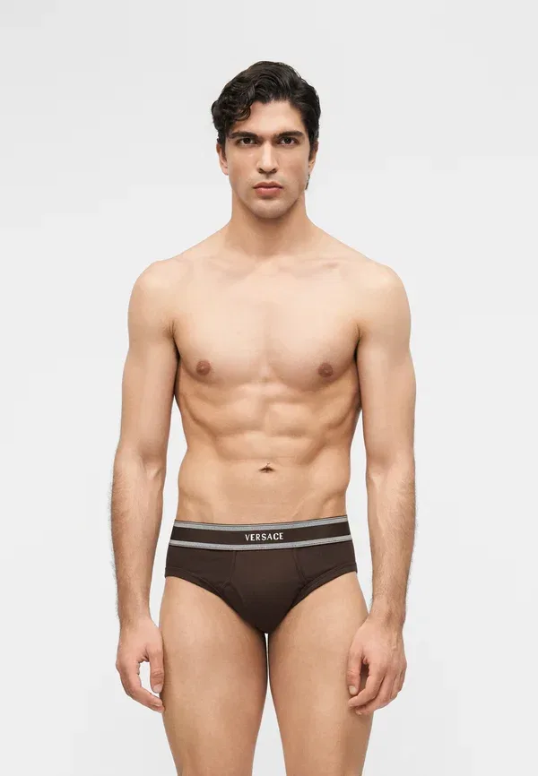 Трусы Versace Bio briefs, шоколадный