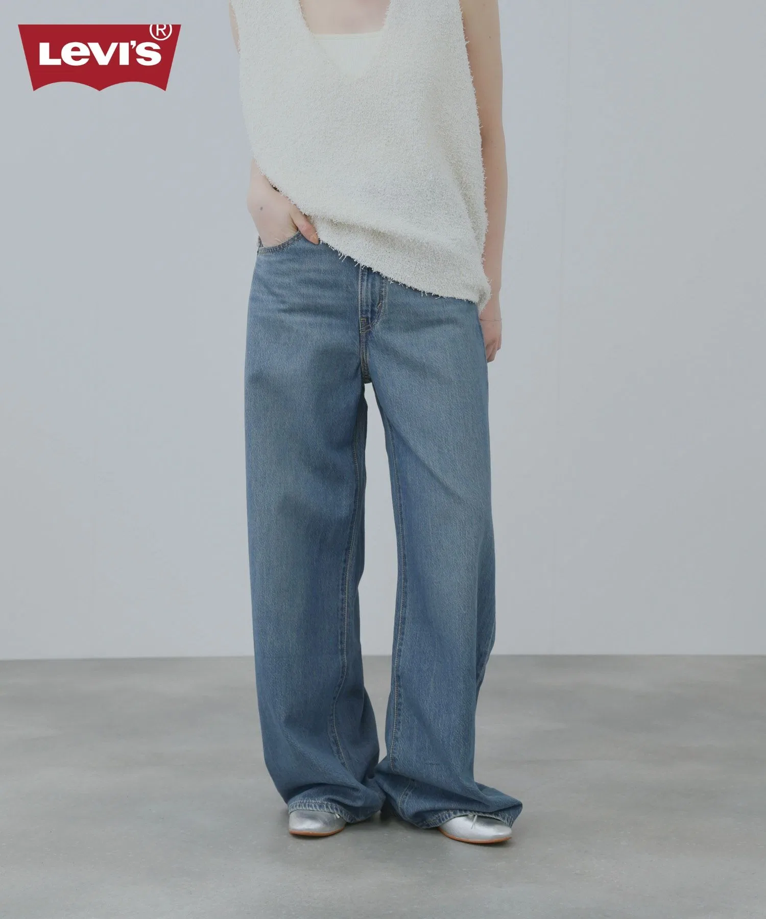 【Levi's®】Женские джинсы с высокой посадкой и завышенной талией CINCH BAGGY