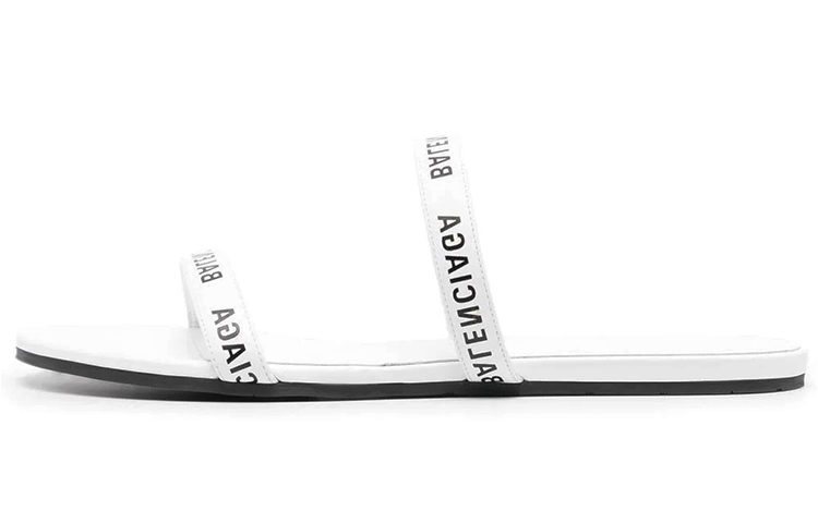 Сандалии Balenciaga с двумя ремешками, белый