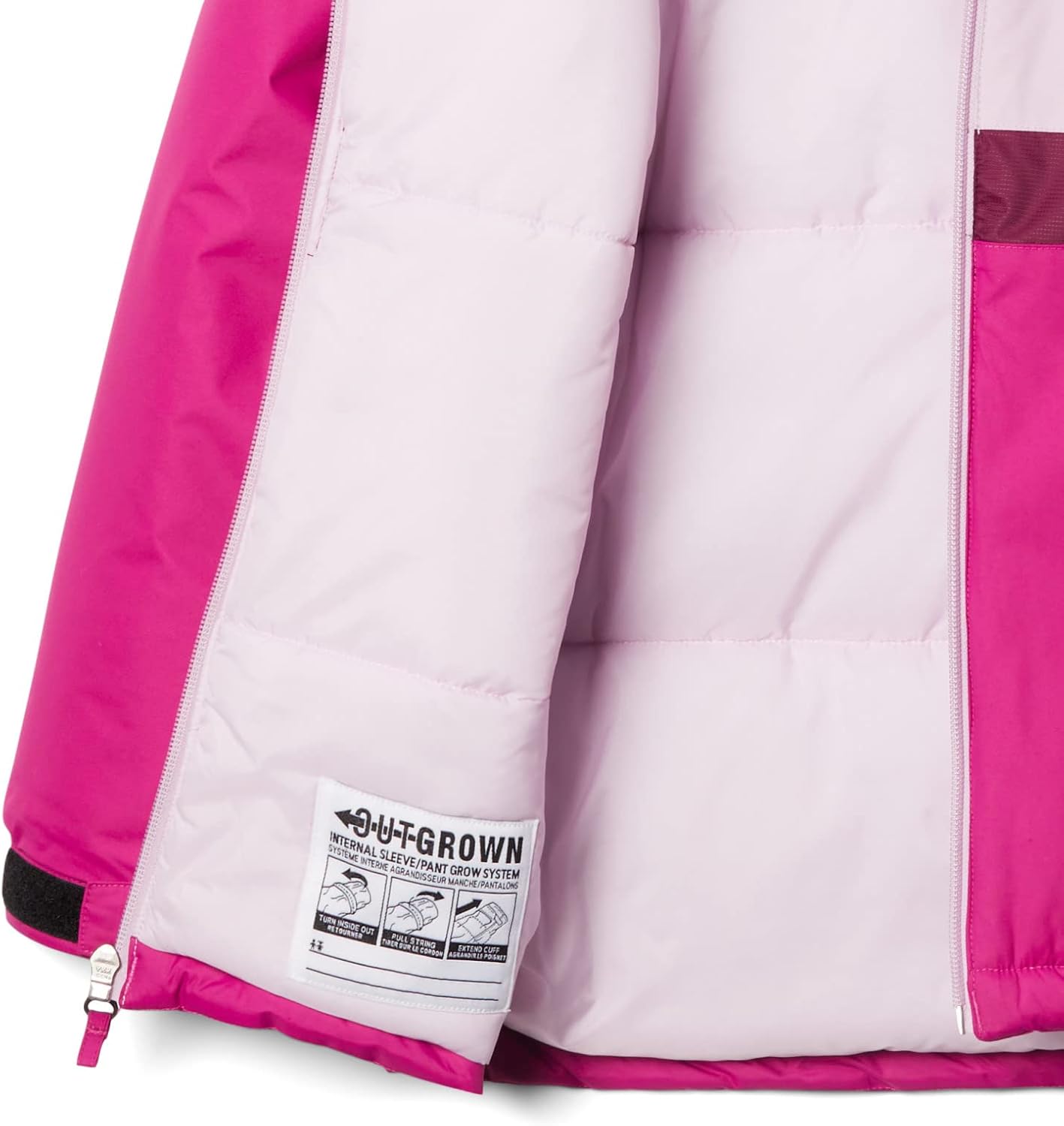 Детская куртка Columbia Valley Runner, Wild Fuchsia/Aura/Marionberry — фото 3