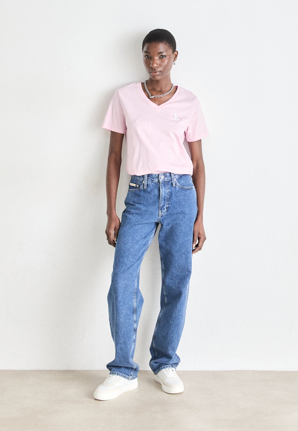 

Базовая футболка LOGO TEE 2 PACK Calvin Klein Jeans, розовый
