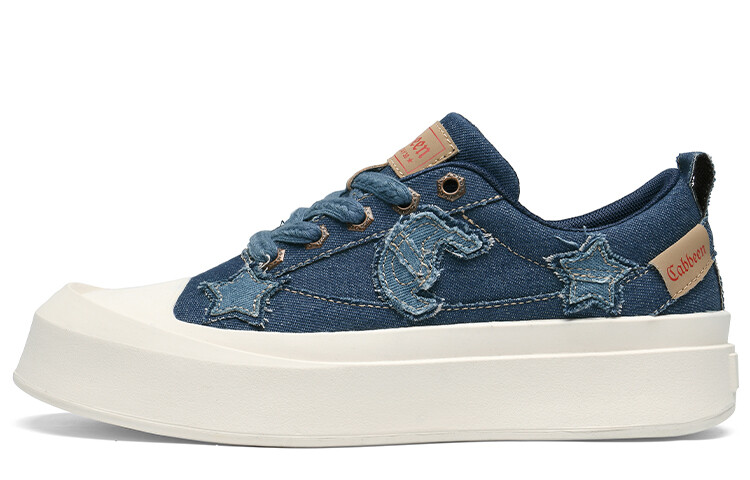 

Кеды Cabbeen Skateboard Shoes Men Low-Top, черный