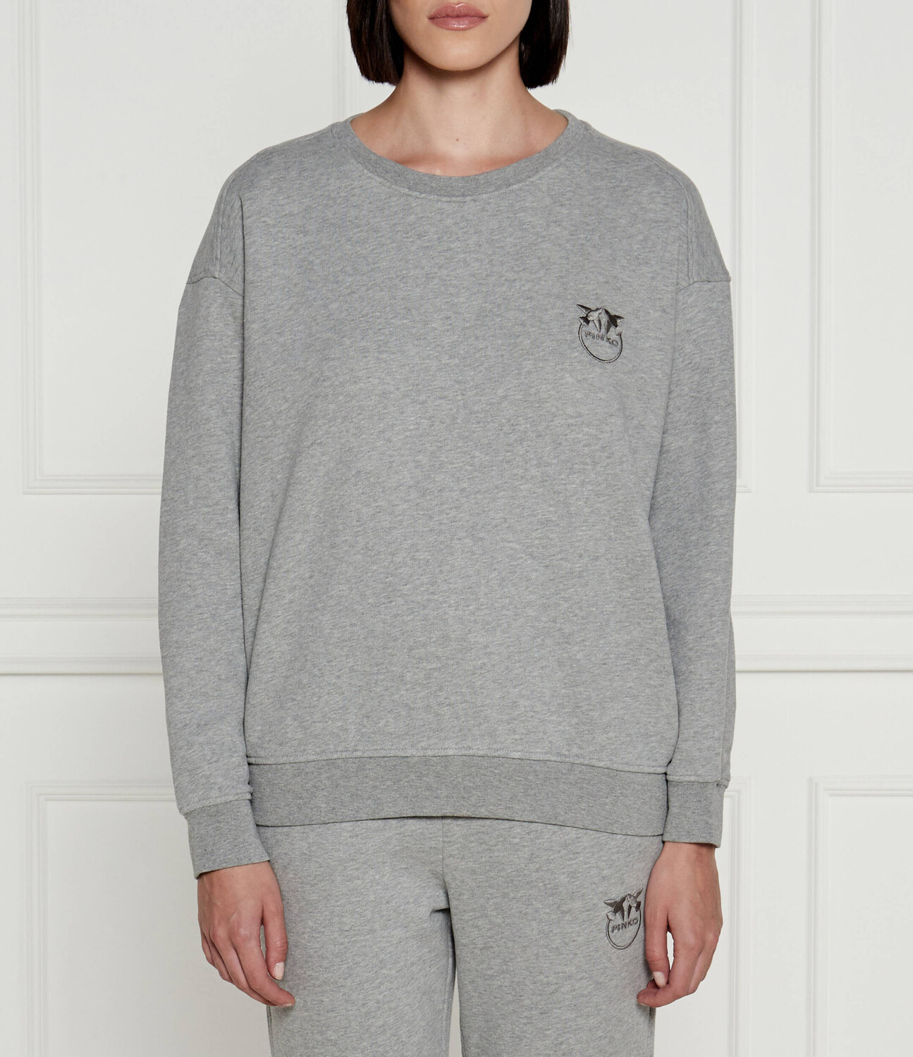 

Толстовка Pinko SETUP Relaxed fit, серый