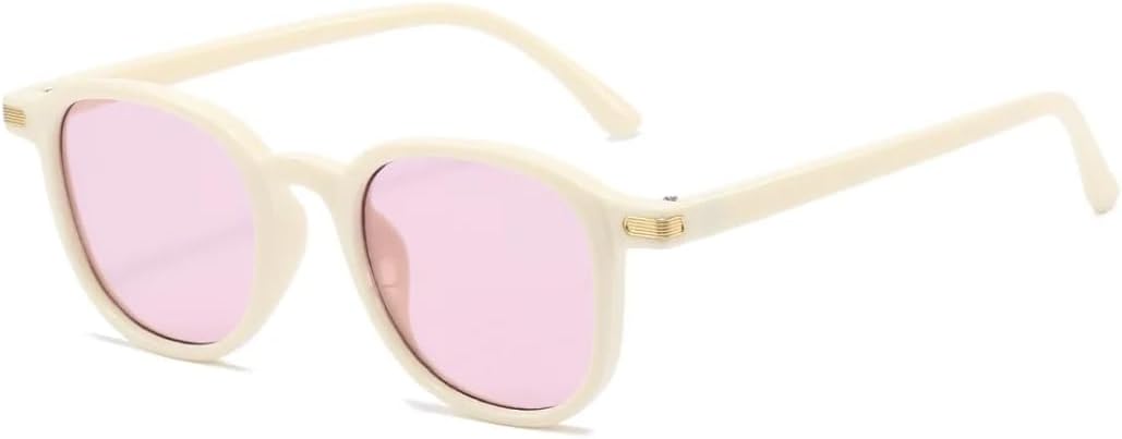 

Модные квадратные солнцезащитные очки для женщин с градиентным покрытием UV400, ретро-очки с заклепками для мужчин, трендовые солнцезащитные очки с леопардовым принтом TVTBBVV, Beige Pink