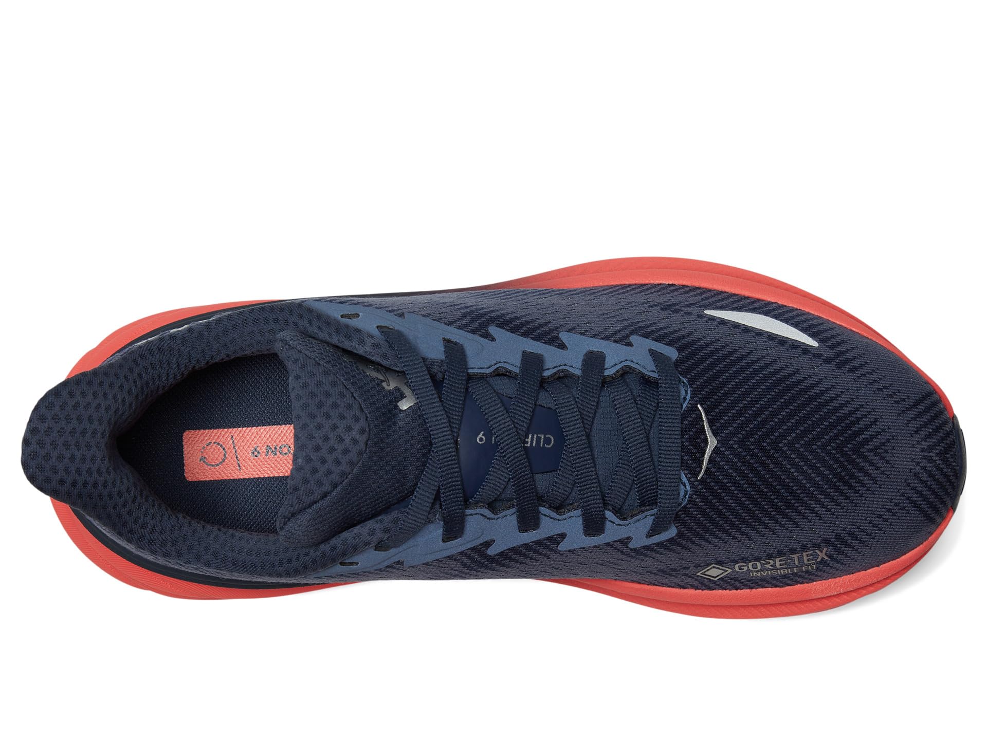 Кроссовки Hoka Clifton 9 GTX, цвет Varsity Navy/Nautical Dusk — фото 2