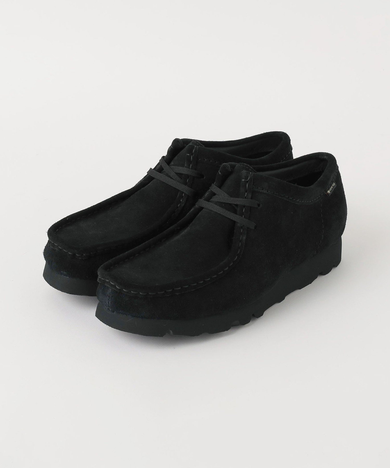 Обувь Clarks Originals Wallabee GTX Gore-Tex United Arrows Green Label Relaxing, Black — фото 2