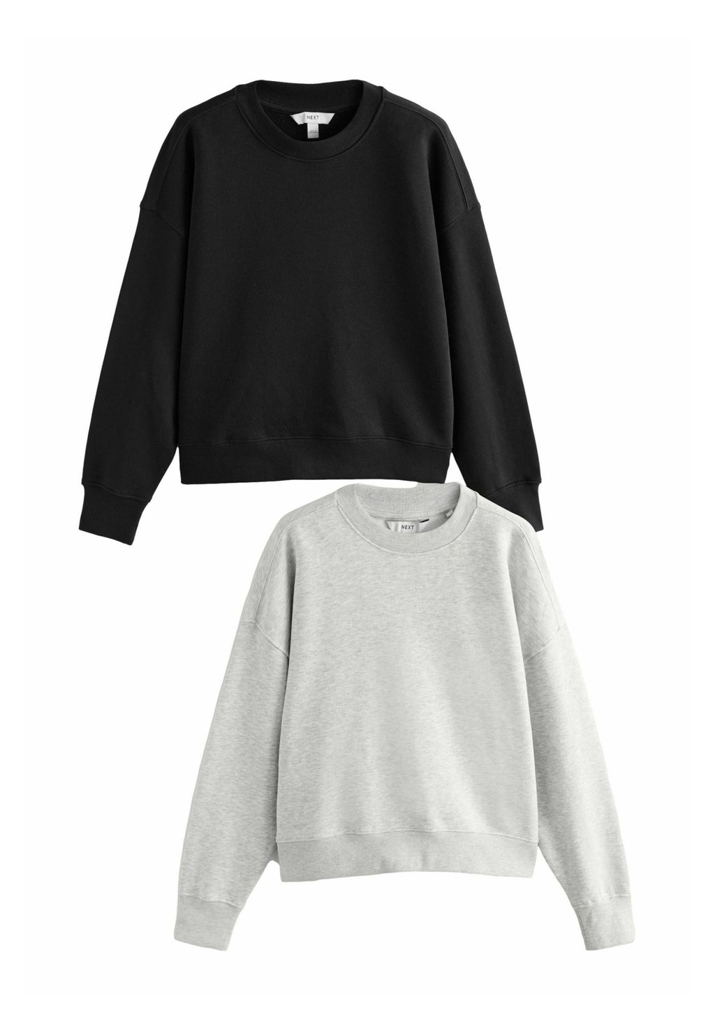 

Толстовка SUPERSOFT ESSENTIALS CREW NECK SEAM DETAIL 2 PACK Next, черный