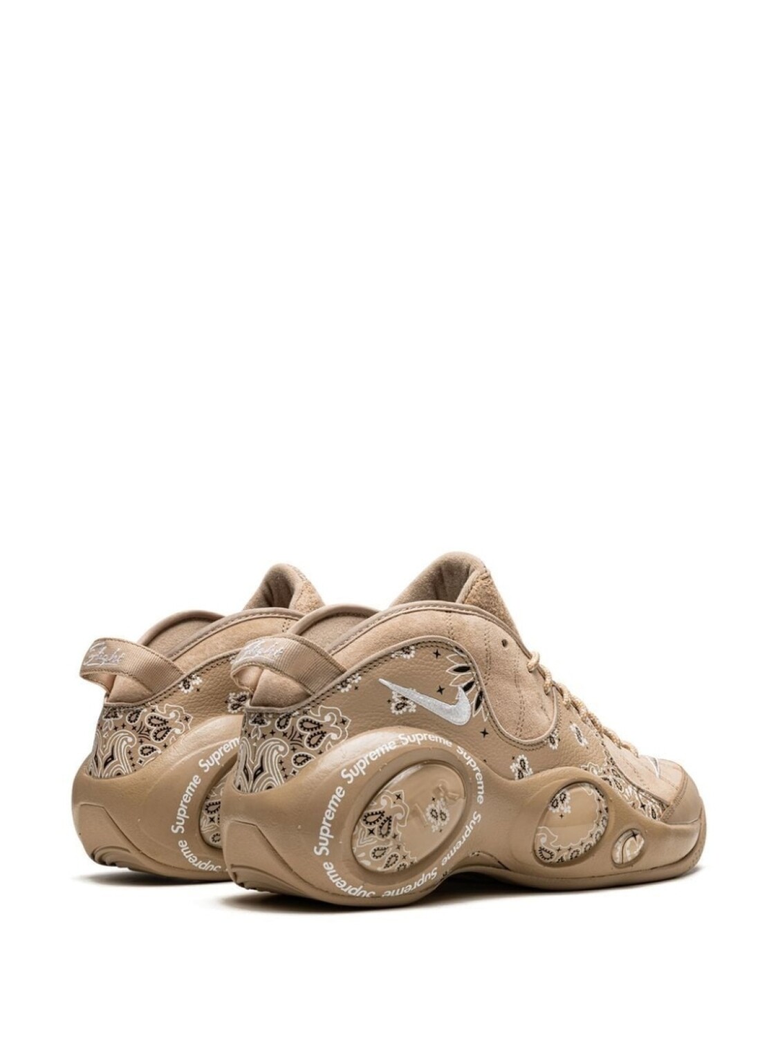 Nike кроссовки Air Zoom Flight 95 из коллаборации с Supreme, коричневый — фото 3
