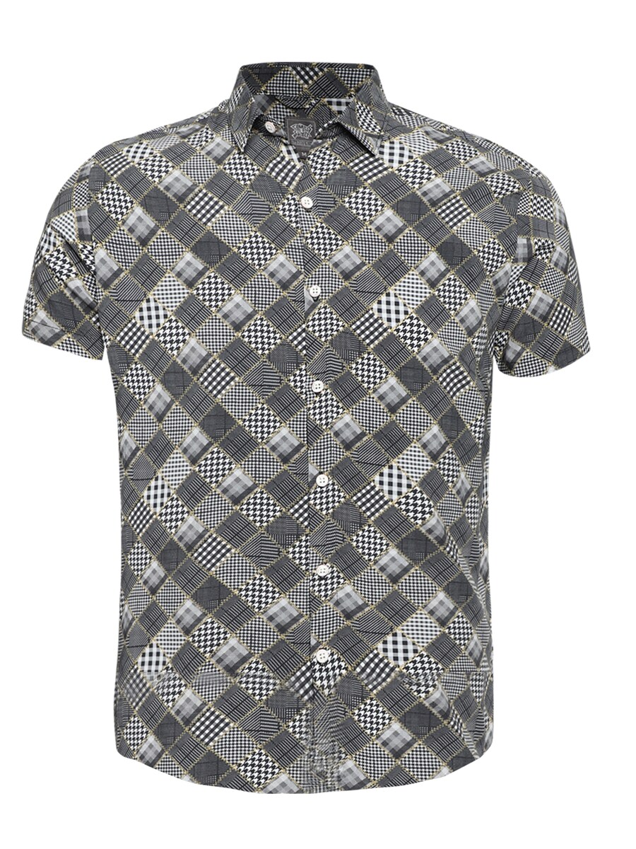 

Удобная рубашка на пуговицах Campus Sutra Jonah, цвет Light grey/Dark grey
