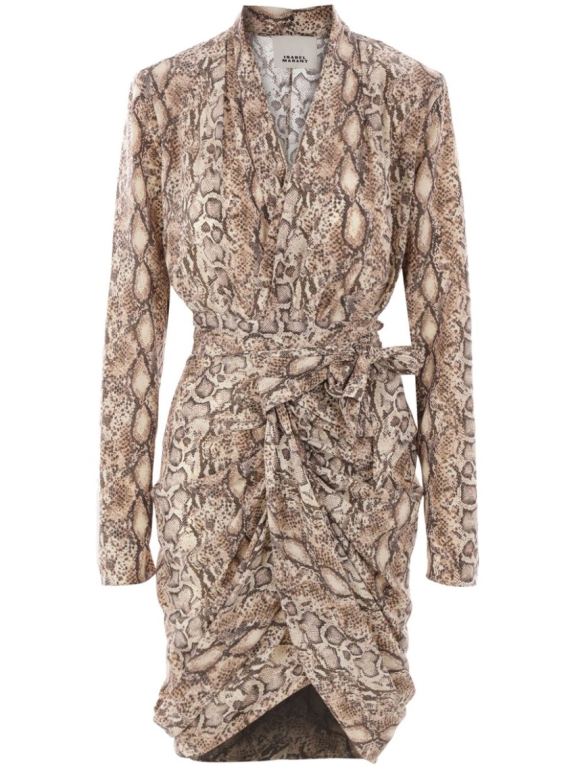 

Платье миди ISABEL MARANT Cleora, коричневый