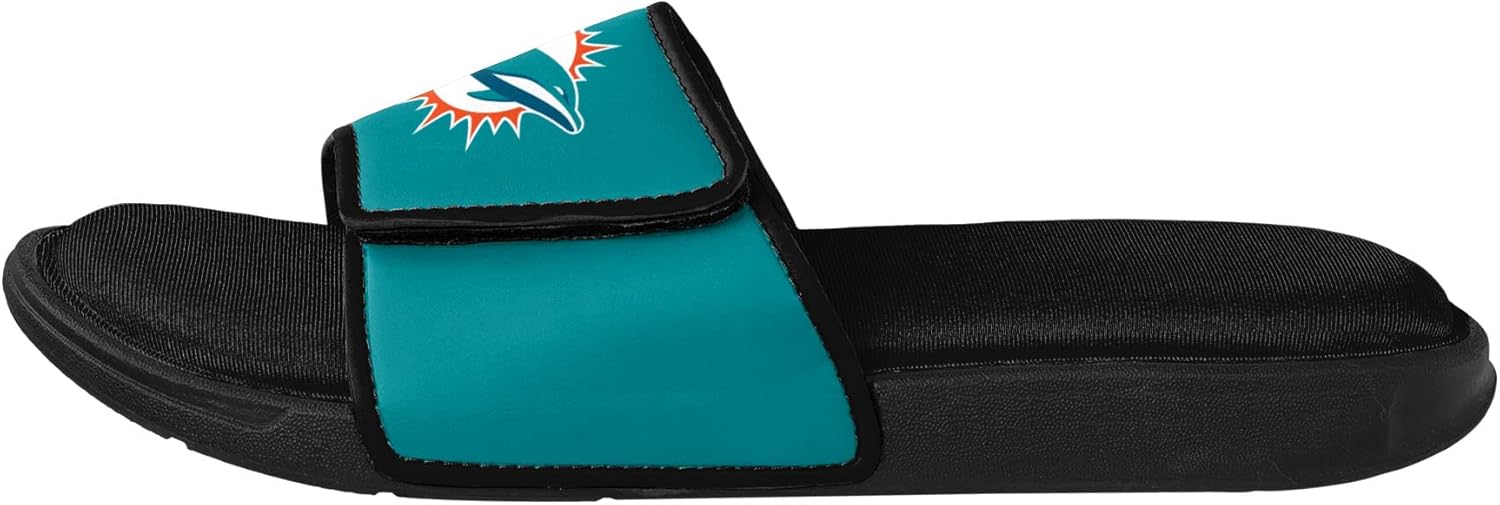 Сланцы для душа и пляжа FOCO с логотипом мужской команды NFL, 7-8 Foam Miami Dolphins — фото 2
