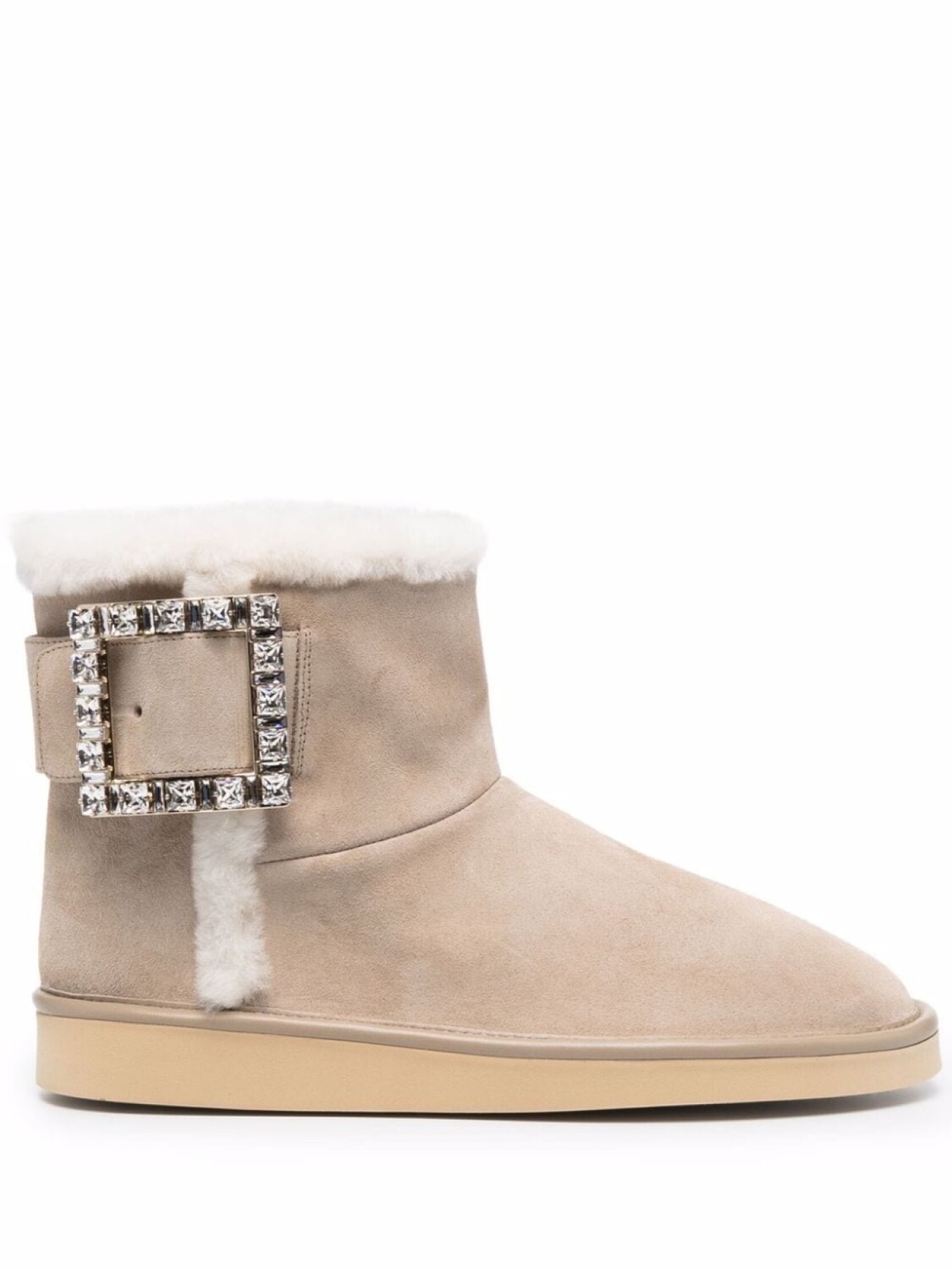 

Roger Vivier ботинки с кристаллами, нейтральный цвет