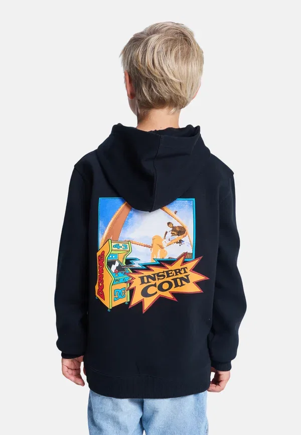 Толстовка Dc Shoes, модель Insert a coin, цвет чёрный — фото 2