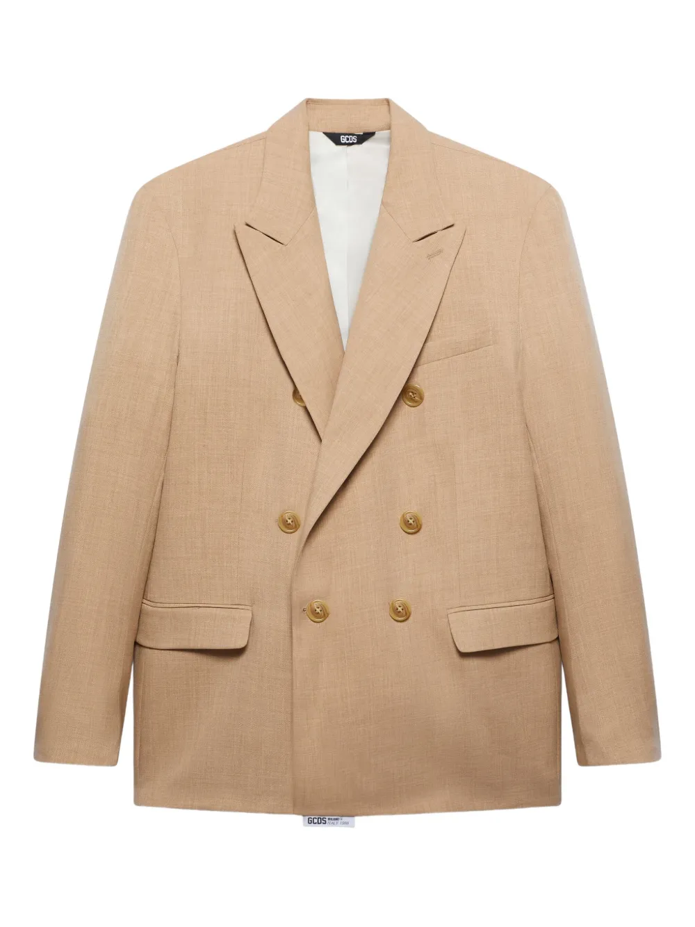 

Меланжевый пиджак GCDS, нейтральный