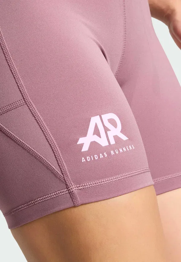 Трикотажные шорты для бега Adi365 Adidas Performance, цвет тени фигового дерева — фото 3