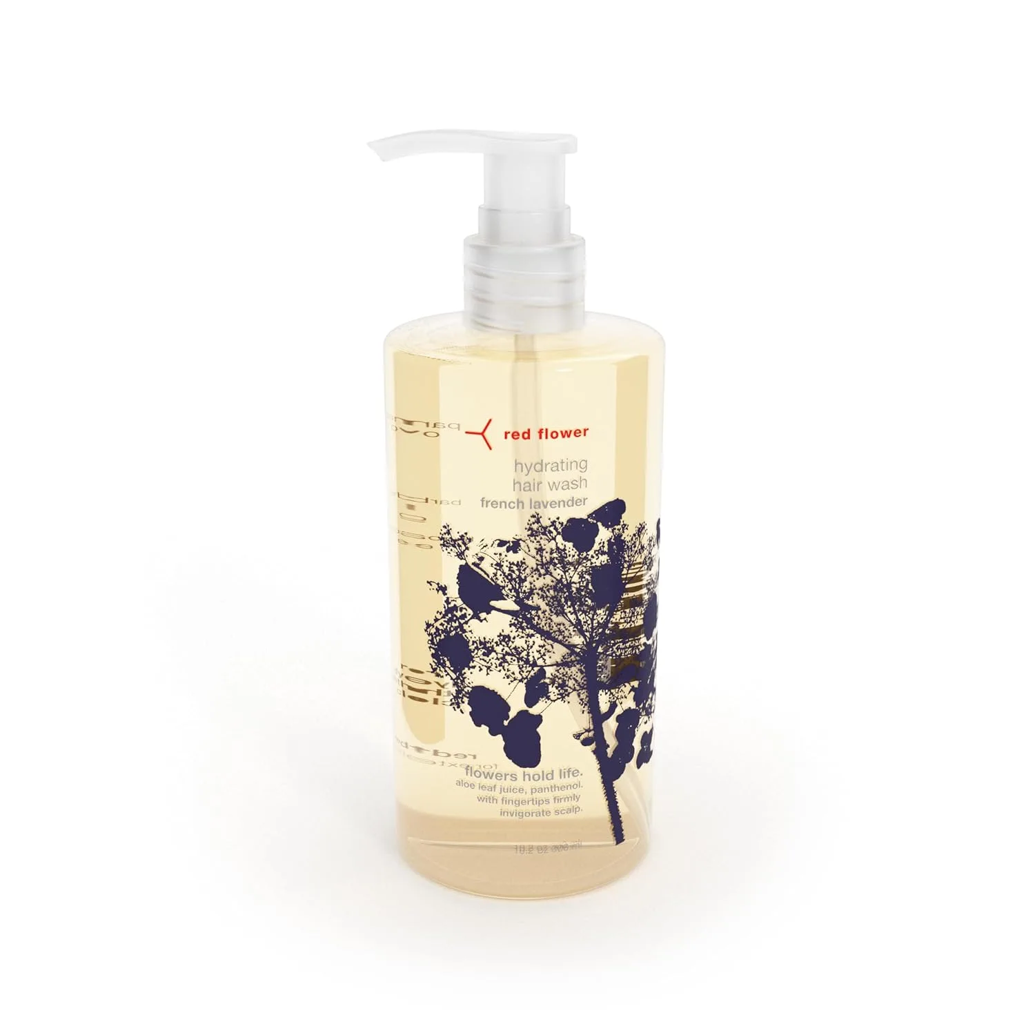 Набор для ухода за телом и волосами Red Flower French Lavender: гель для душа + лосьон + увлажняющий гель для мытья волос + разглаживающий кондиционер (4 предмета), Red — фото 2