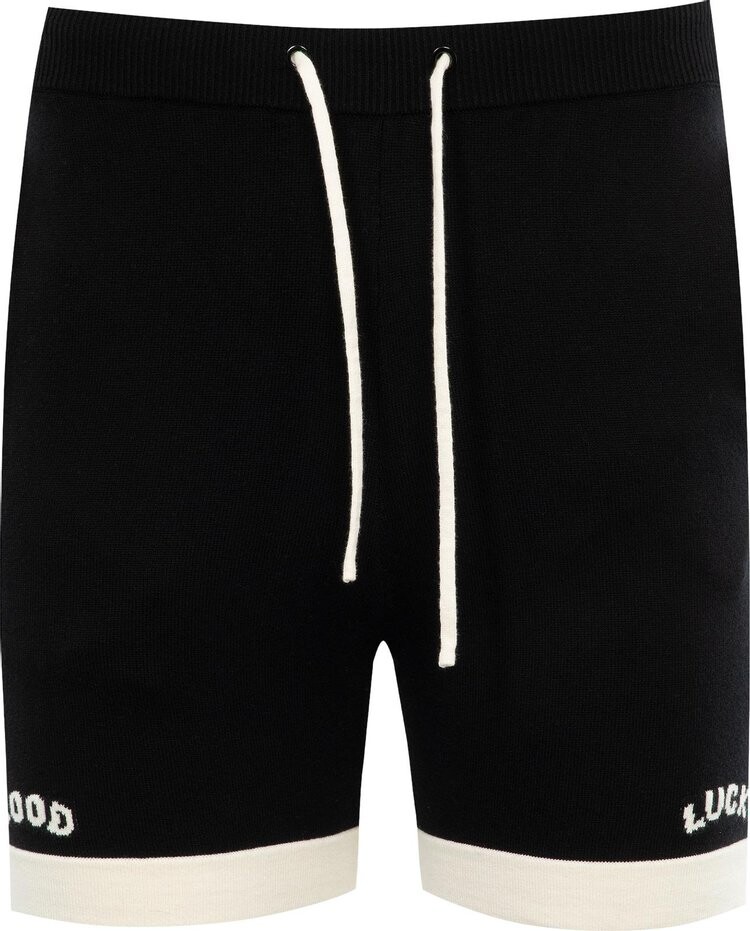 

Поло Mr. Saturday Knit Short 'Black/Ecru', черный