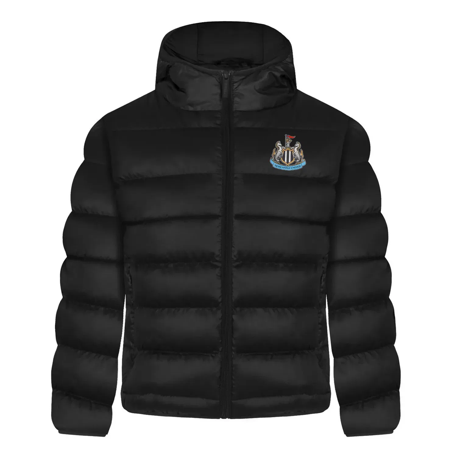 Детская куртка стеганая Newcastle United FC, черный
