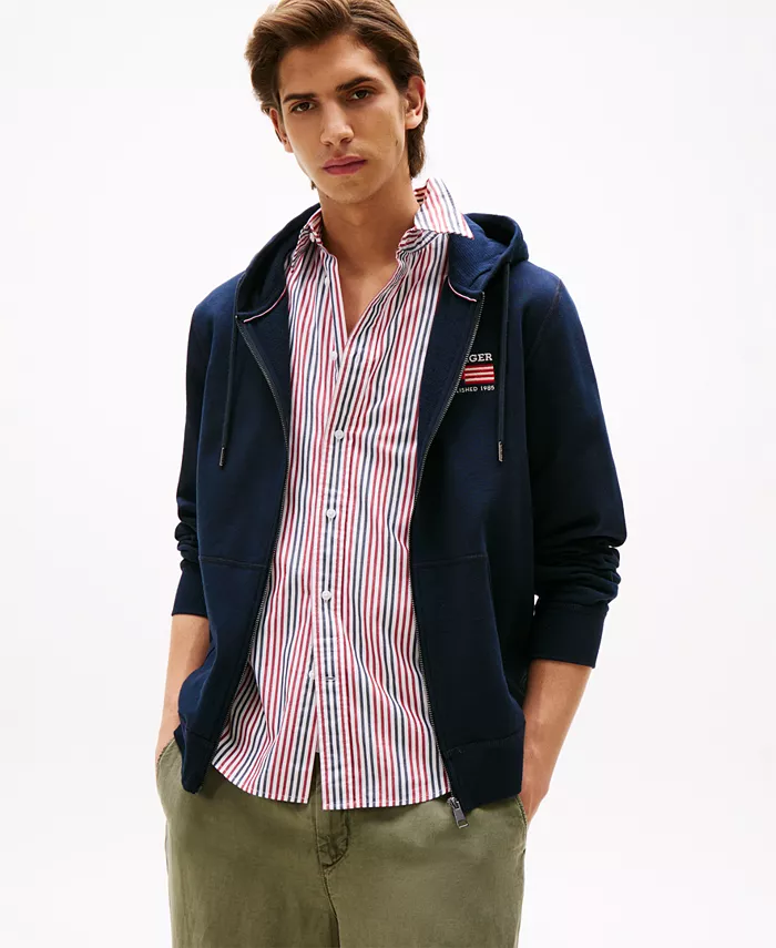 

Мужская худи Americana Zip Through Tommy Hilfiger, синий