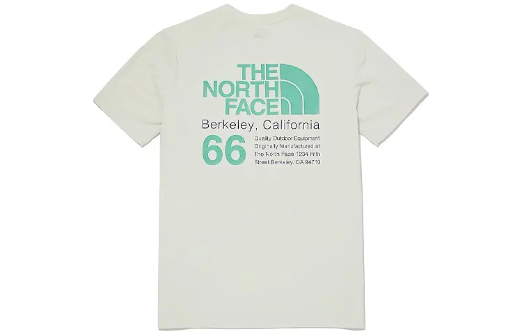 

Футболка унисекс светло-бежевая The North Face, светло-бежевый