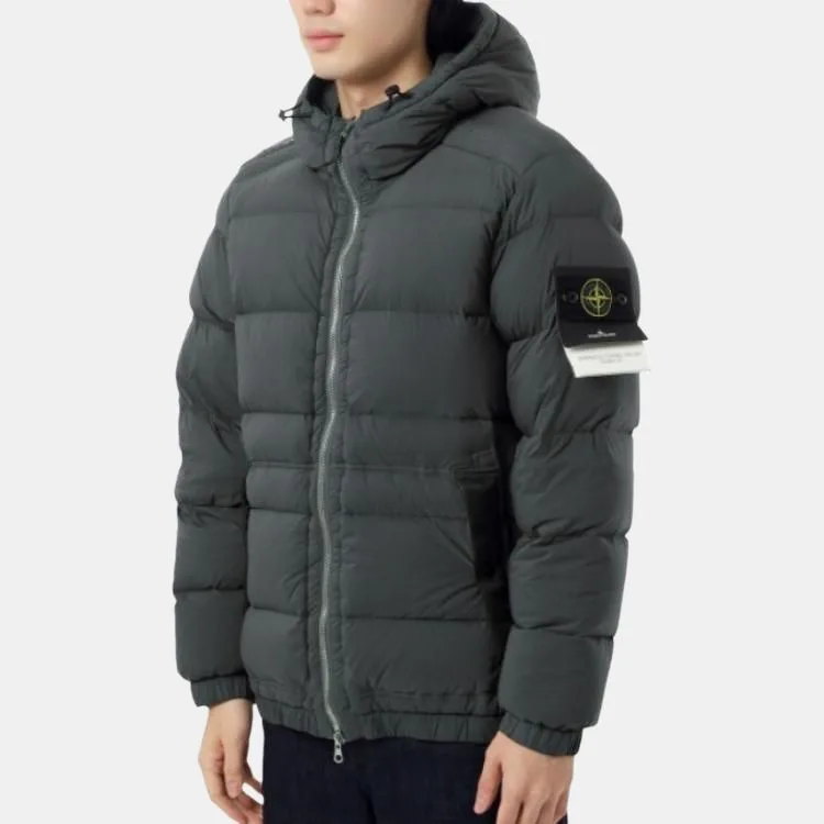 Пуховик FW25 мужской STONE ISLAND, Lead Gray — фото 2
