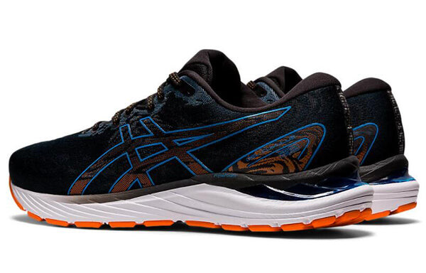 Кроссовки гель кумулус 23 4е широкие Asics, черный — фото 4