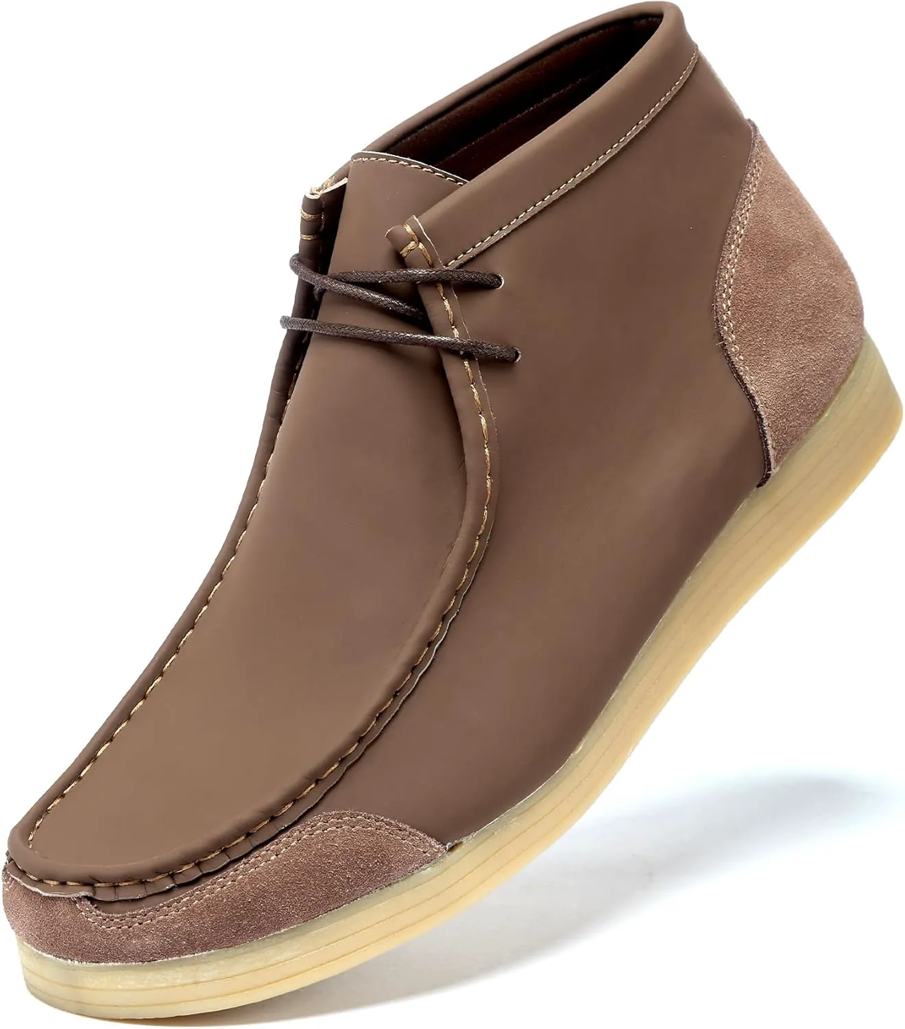 

Мужские лоферы Классический деловой дизайн с прострочкой Нескользящие, износостойкие оксфорды Средние, легкие, свободные повседневные обувь для прогулок, посещения лекций Кожаная обувь KSYVUCRD, коричневый