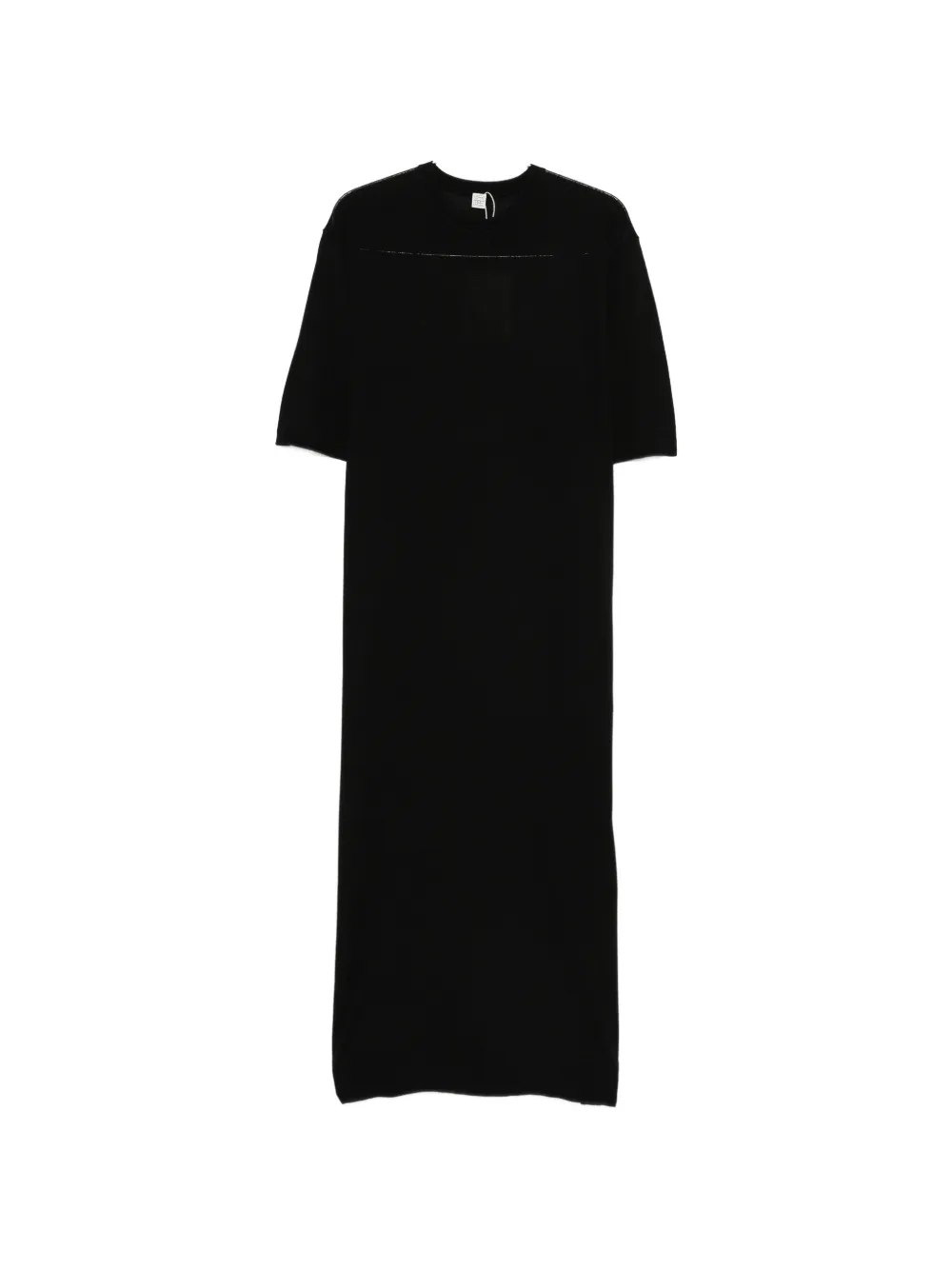 

Макси-платье из мериносовой шерсти Toteme, черный