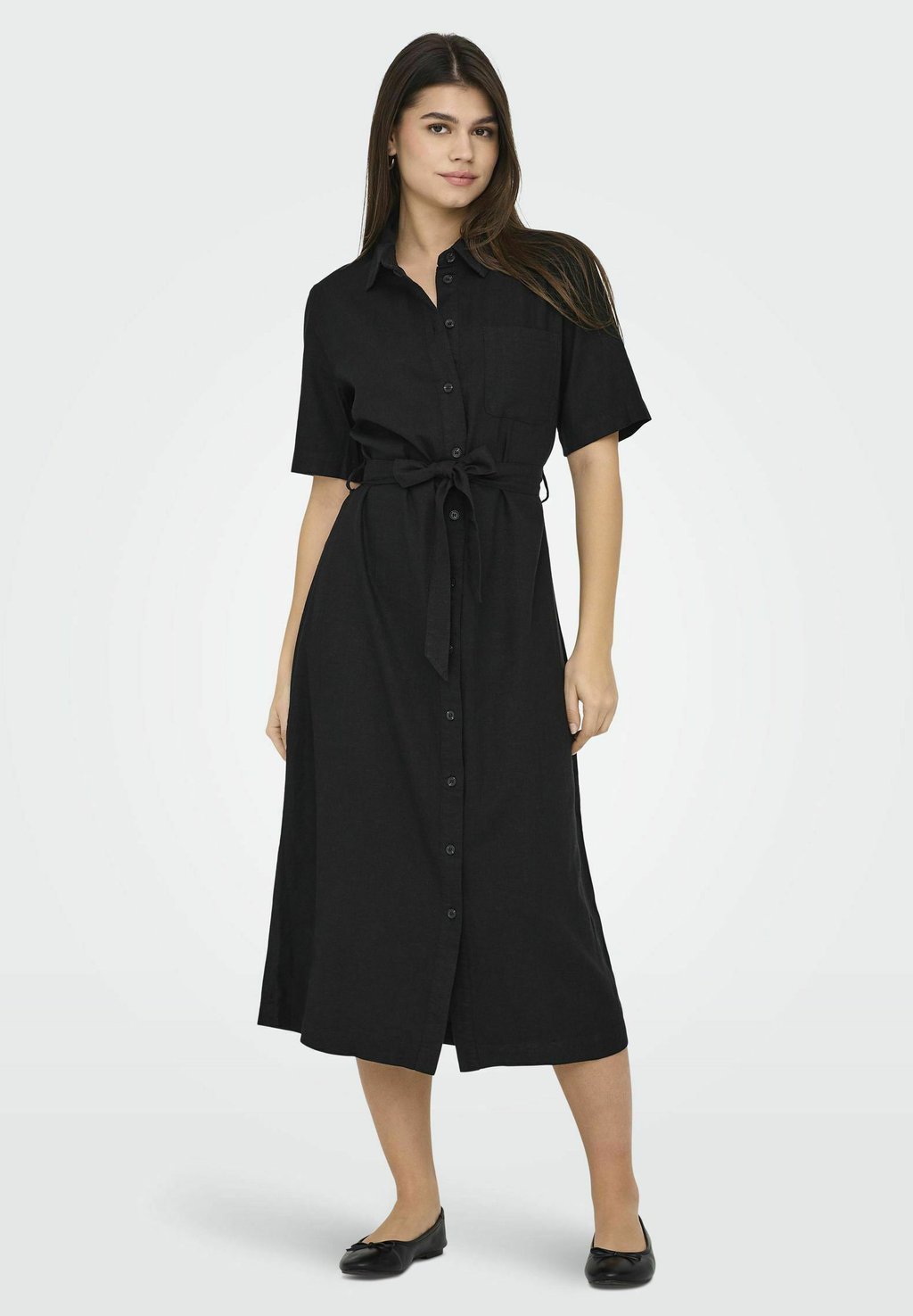 

Платье-рубашка ONLCARO BELT DRESS ONLY, черный