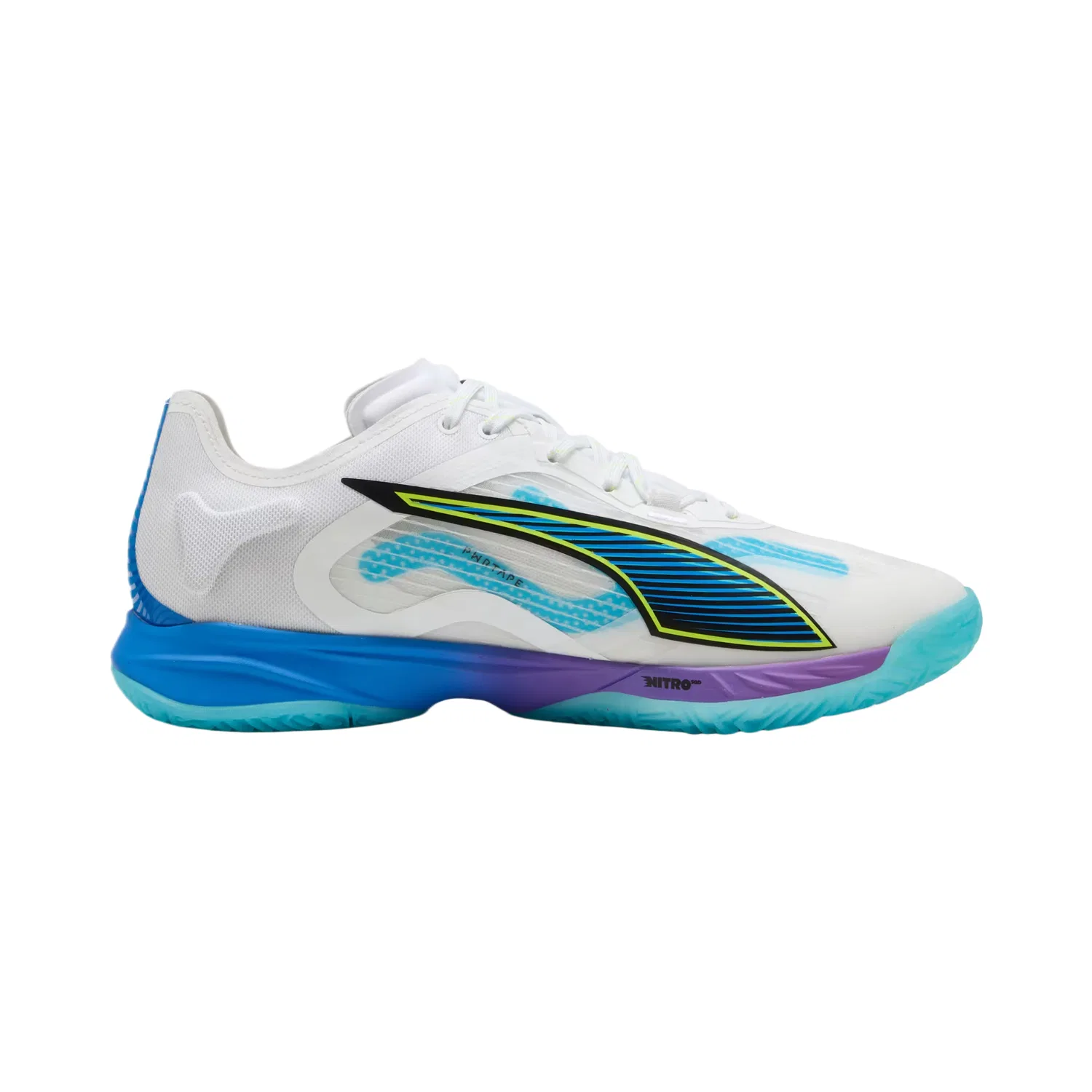 Кроссовки тренировочные с поддержкой PUMA White/Neon Red/Ultra Blue — фото 3