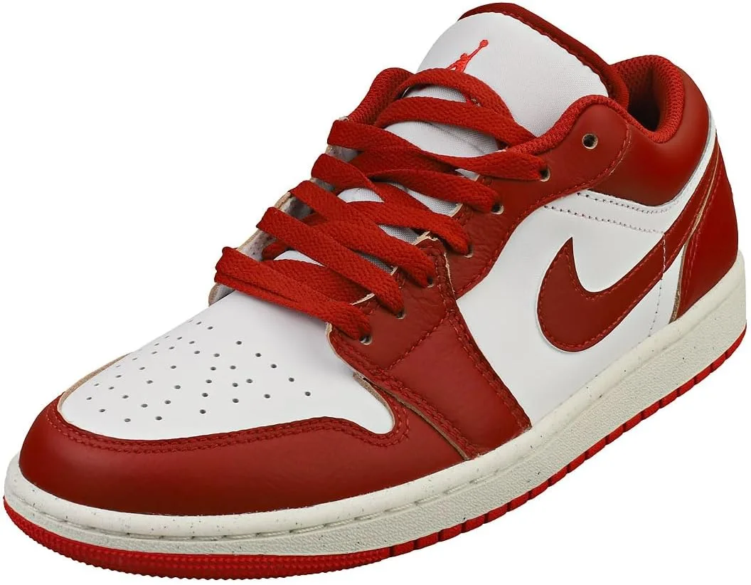 Мужские баскетбольные кроссовки Nike Air Jordan 1 Low, белый/красный