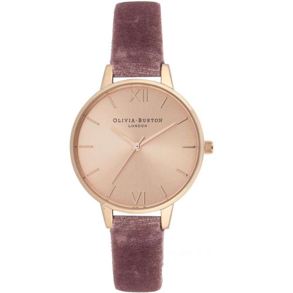 

Часы из фиолетовой синтетической кожи Olivia Burton