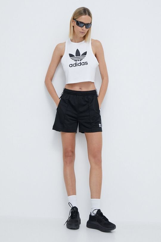 

Верхний танк-трилистник adidas Originals, белый