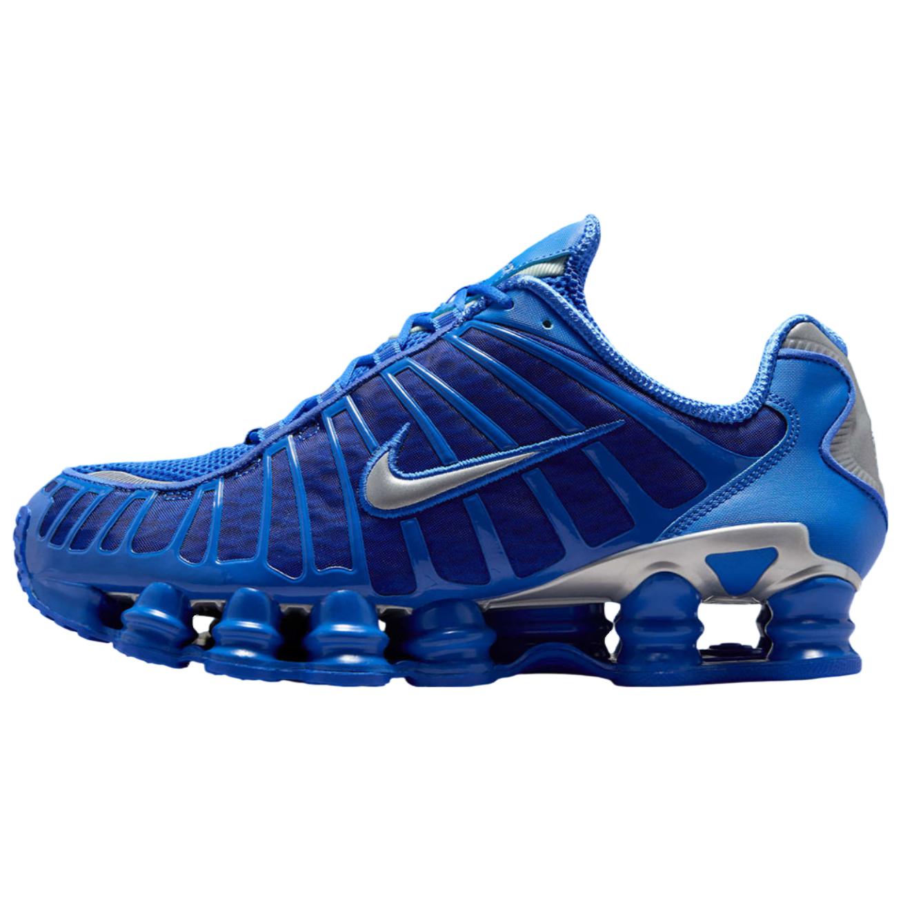 

Nike Кроссовки Shox TL Series Slip Resistant Abrasion Resistant low top мужские blue