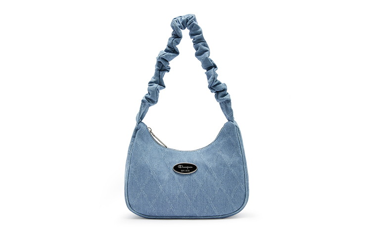 

Синтетическая кожаная сумка через плечо малого размера унисекс серый/чернильно-синий/экрю/синий Champion