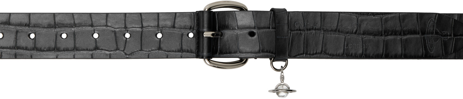 

Серый широкий пояс Alex Charm Vivienne Westwood
