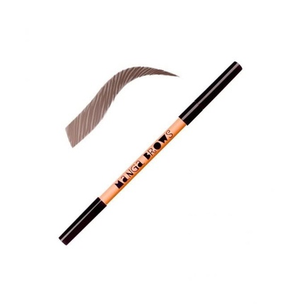 

Карандаш для бровей 3 в 1: насыщенный коричневый и черно-коричневый Neve Cosmetics
