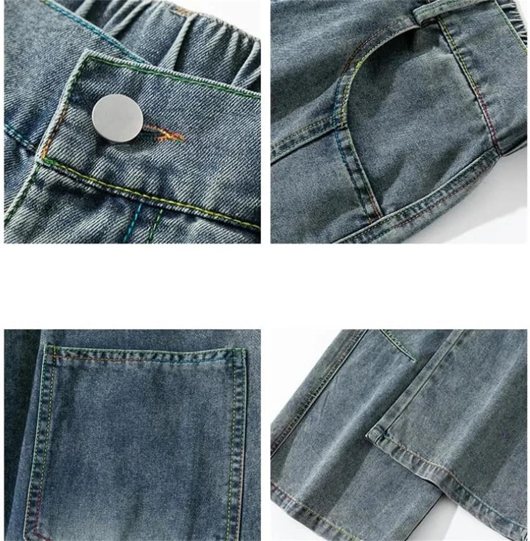 Джинсы свободные Vintage Washed, Black — фото 4