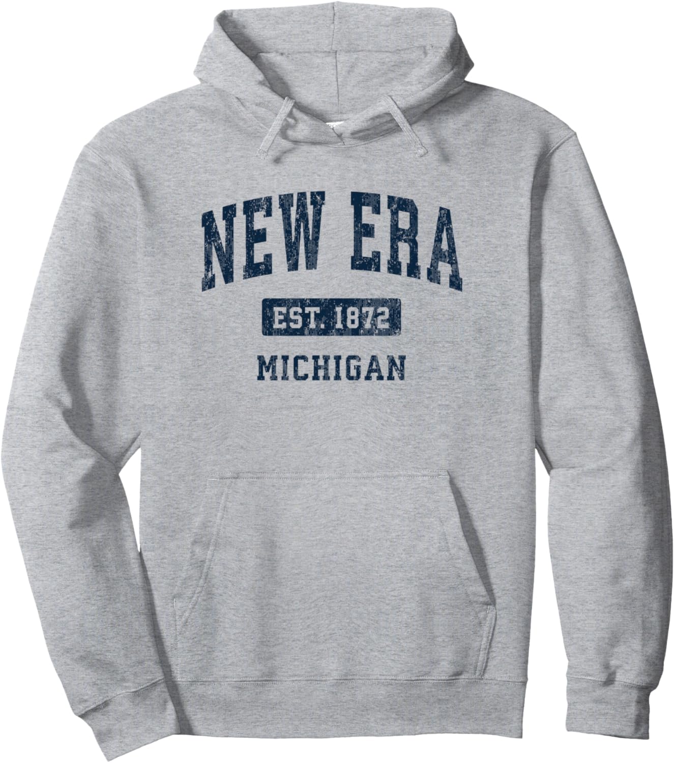 

Худи New Era Michigan MI Vintage Athletic Sports Design, серая New Era Mi Retro T-Shirts & Tees