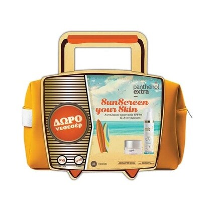 

Солнцезащитный крем Panthenol Extra с Spf50 50 мл и кремом для лица и глаз 50 мл, Medisei