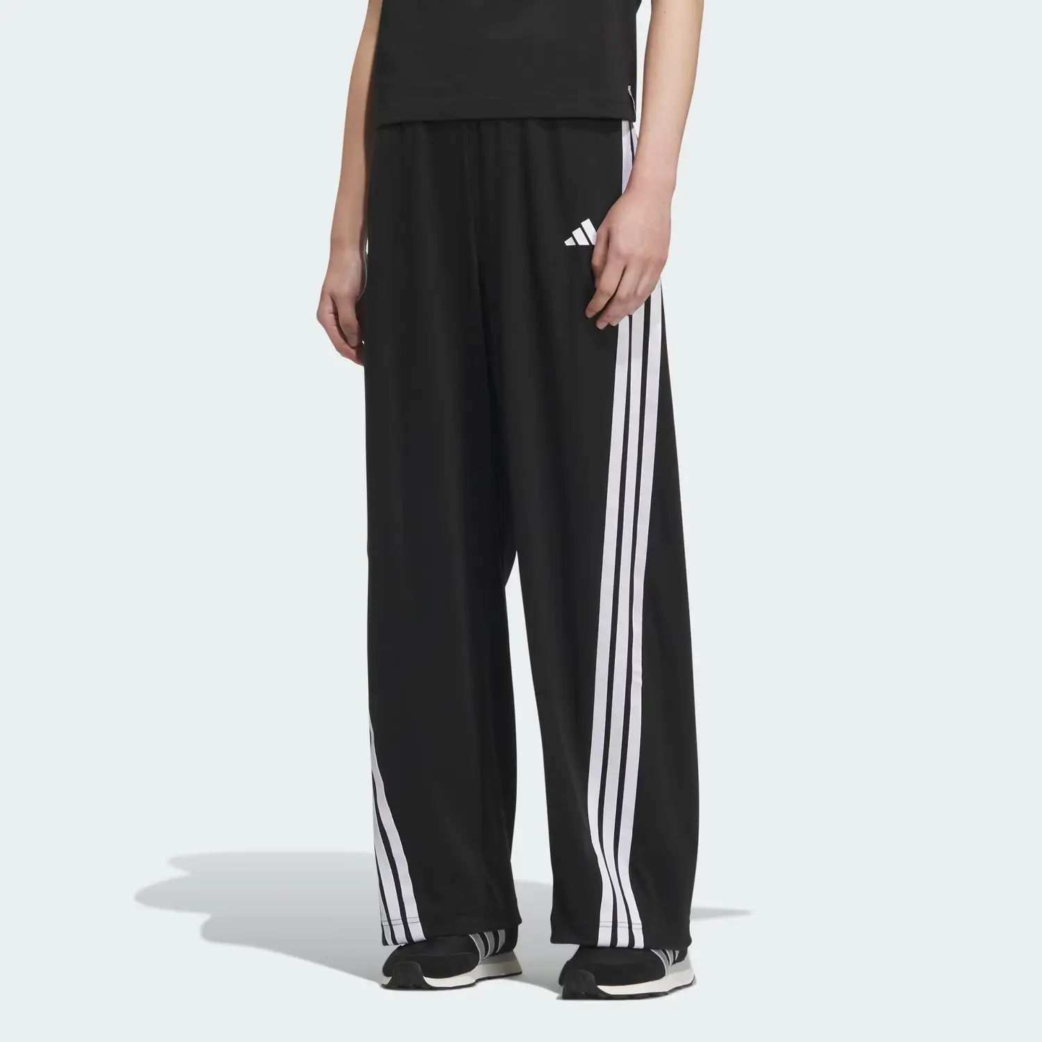 Adidas SS25 BANANA KNIT JOGGERS повседневные брюки женские black — фото 3