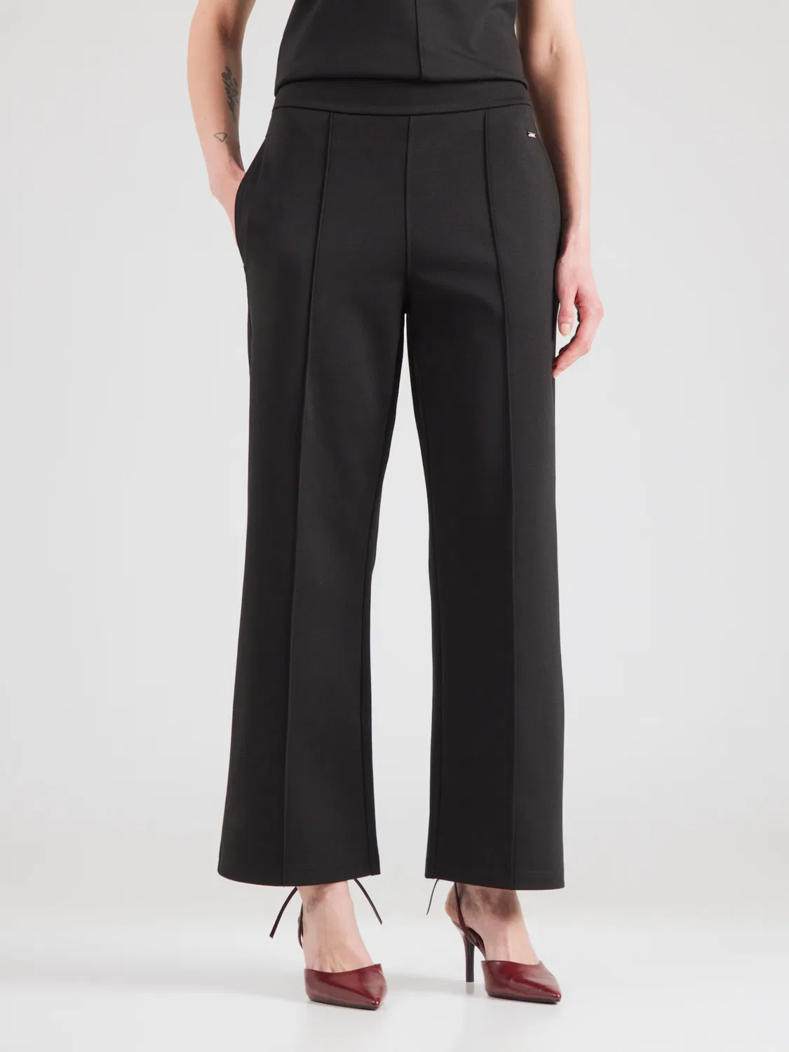 Широкие брюки Calvin Klein черного цвета — фото 3