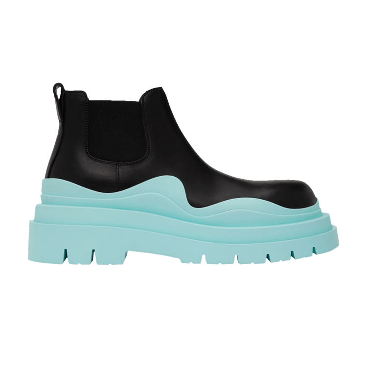

Ботинки Bottega Veneta Tire Cropped Boot 'Black Blue', черный